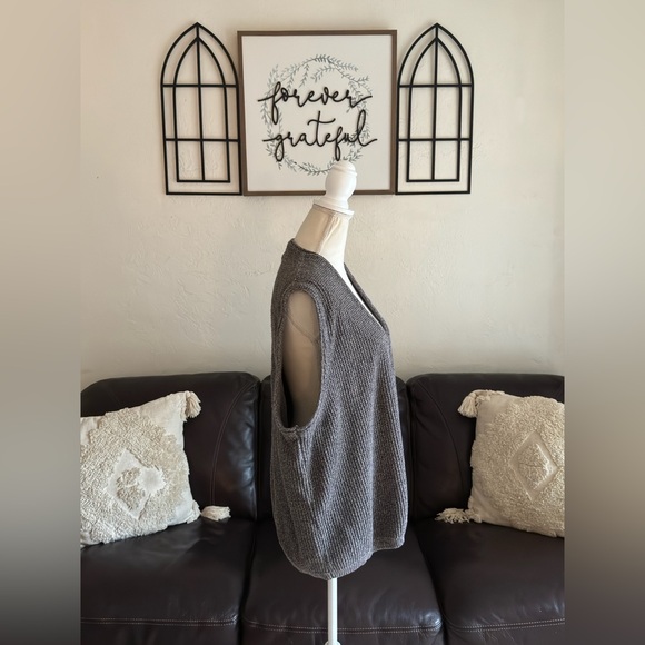 Eddie Bauer Gray 100% Cotton Button Up Vest Size XL Tall Classic Casual Retro - Picture 6 of 11